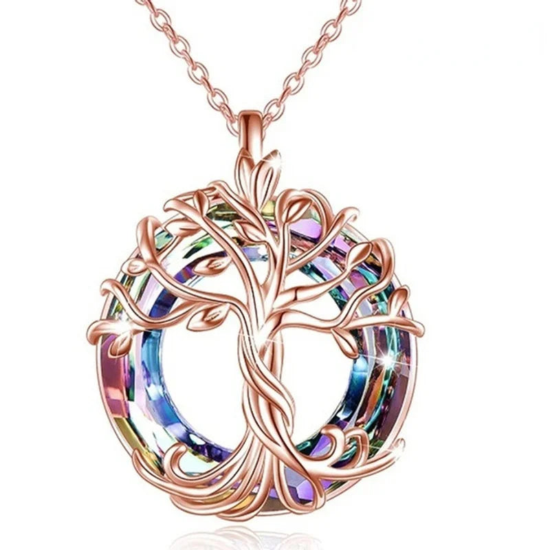 Exquisite Life Tree Pendant Necklaces for Women and Girls