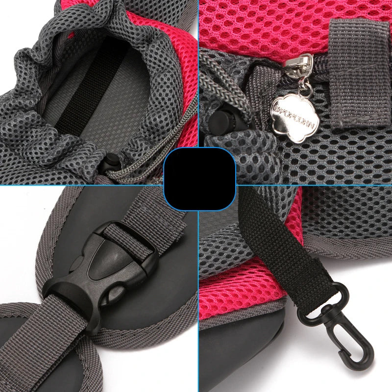 Durable High-Quality Mesh Pet Puppy Carrier for Outdoor Travel