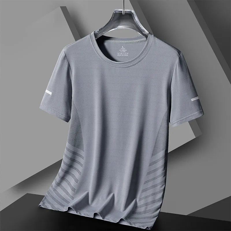 High Quality Men's Sport Fitness Quick Dry Breathable TShirt