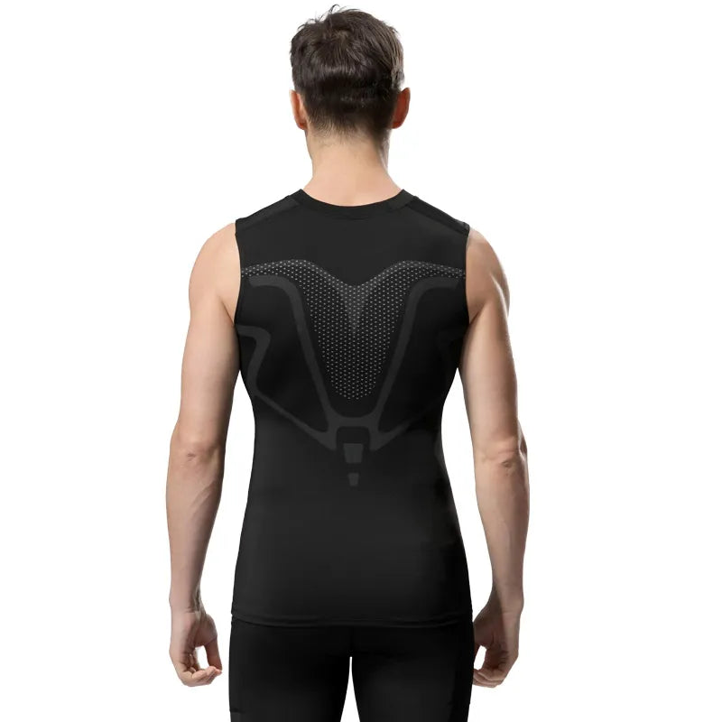 Men Training Sportwear Compression  Quick Dry Breathable Tank Tops