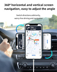 Fast Charging 30W Magnetic Car Wireless Charger for iPhone 12 to 15 Pro Max Mini Air Vent Car Phone Holder