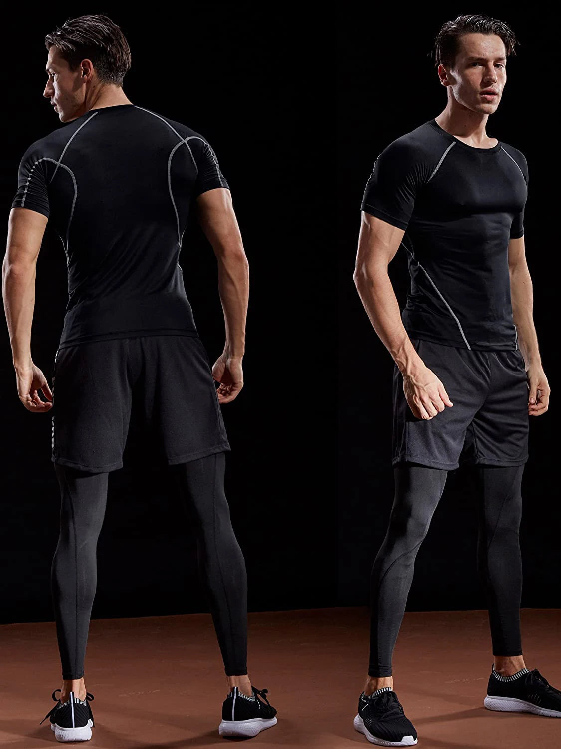 Top Quality Men's  Sportswear Elastic Compression Dri-FIT Breathable T-Shirt  for All Training Needs