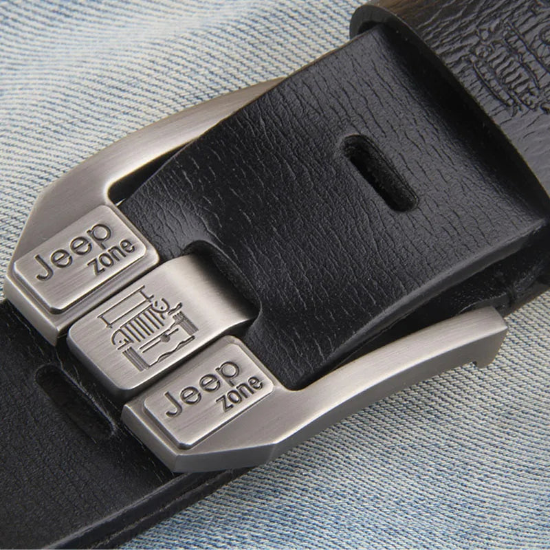 Luxury High Quality Belt for Men Genuine Leather Metal Pin Buckle Famous Brand Designer Waist Belts