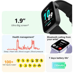 Stylish COLMI P71 Voice Calling Smartwatch Health Monitoring IP68 Waterproof Smart Notifications Voice Assistant Smart Watch Men Women