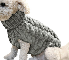 High Quality Cozy 100% Cotton Puppy Dog Sweaters for Small Medium Dogs
