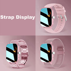 Stylish Sports 1.83" Square Smartwatch Touch Screen Bluetooth Call Health Monitor For Android IOS