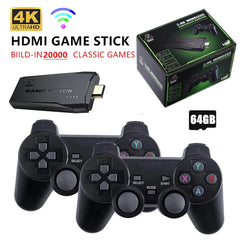 Retro Gaming Console with 2.4G Double Wireless Controllers 4K 20000 games For TV