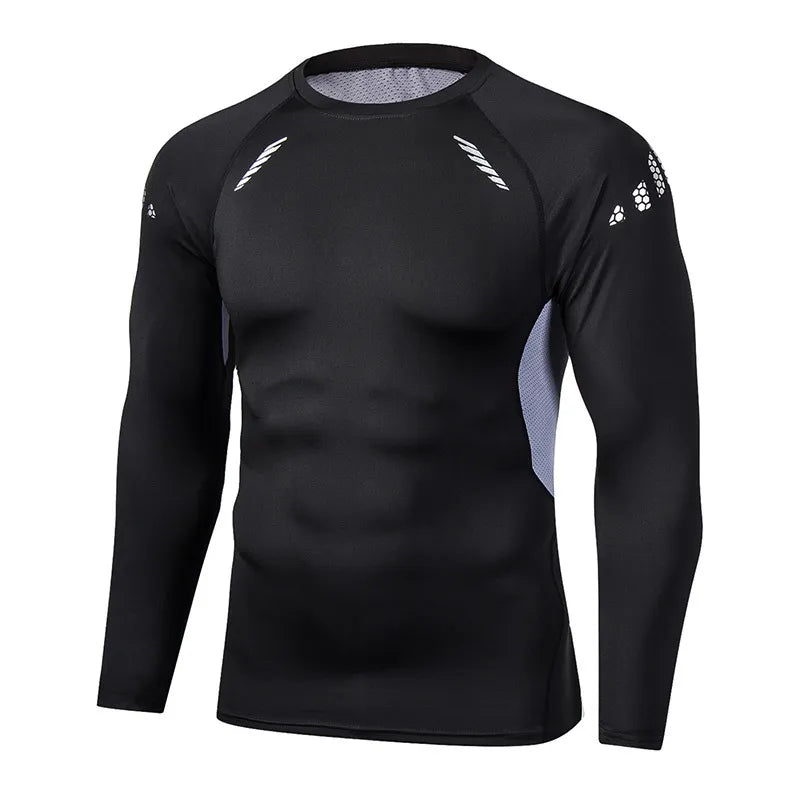 All Training Essentials - Mens Top Performance Sport Compression Dri-FIT Breathable T-Shirt