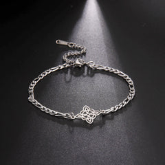 Gorgeous Stainless Steel Celtic Knot Charms Bracelets