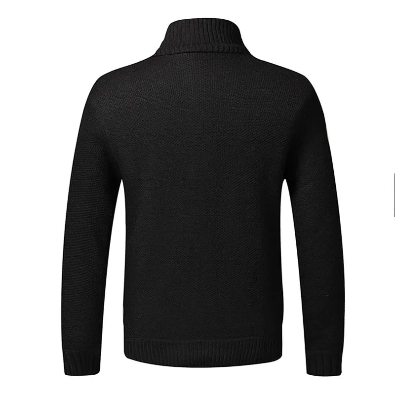 High Quality Luxury Men's Casual Slim Fit Knitted Cardigans Sweaters