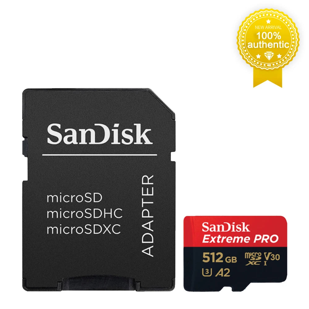 SanDisk Extreme Pro Flash 128GB Micro SD Card with SDXC UHS-I Technology