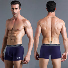 Luxury Men's Cotton Boxer Shorts Sexy 3D Pouch Underwear