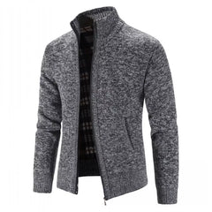 High Quality Luxury Men's Casual Slim Fit Knitted Cardigans Sweaters