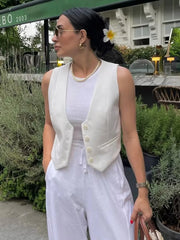 Fashion Stylish Women's Casual Summer Sleeveless Vests