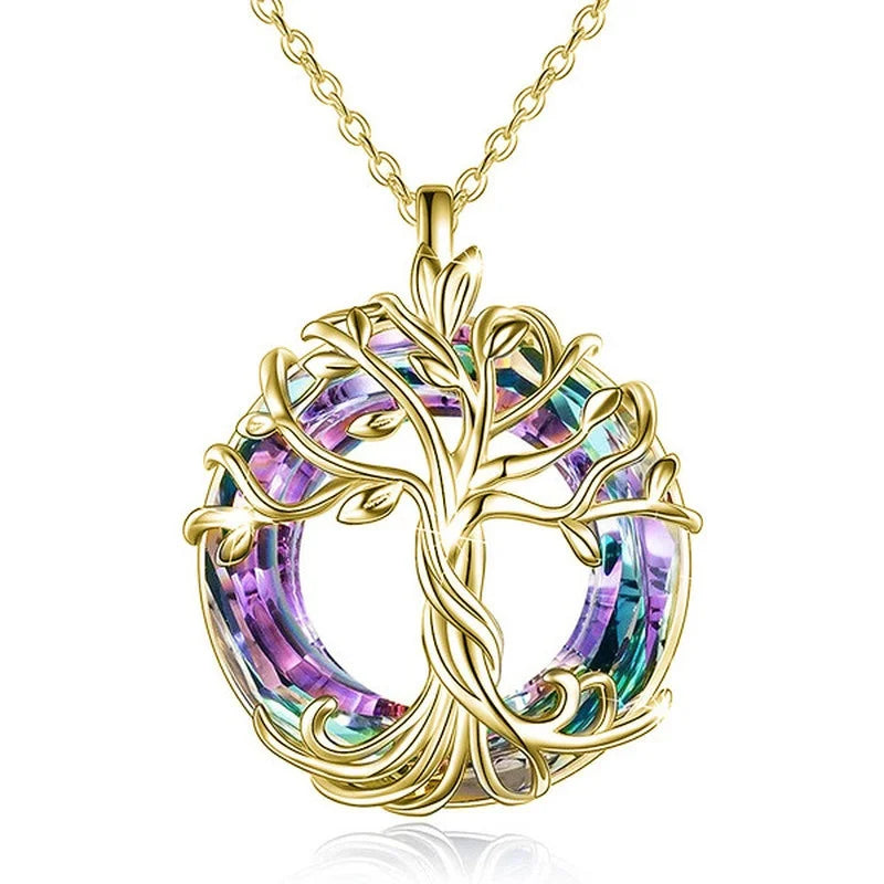 Exquisite Life Tree Pendant Necklaces for Women and Girls