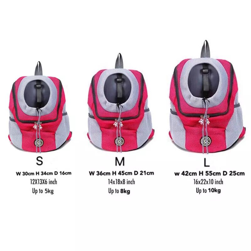 Durable Double Shoulder Portable Travel Backpack for Outdoor Pet Dog Carrier Bag Breathable
