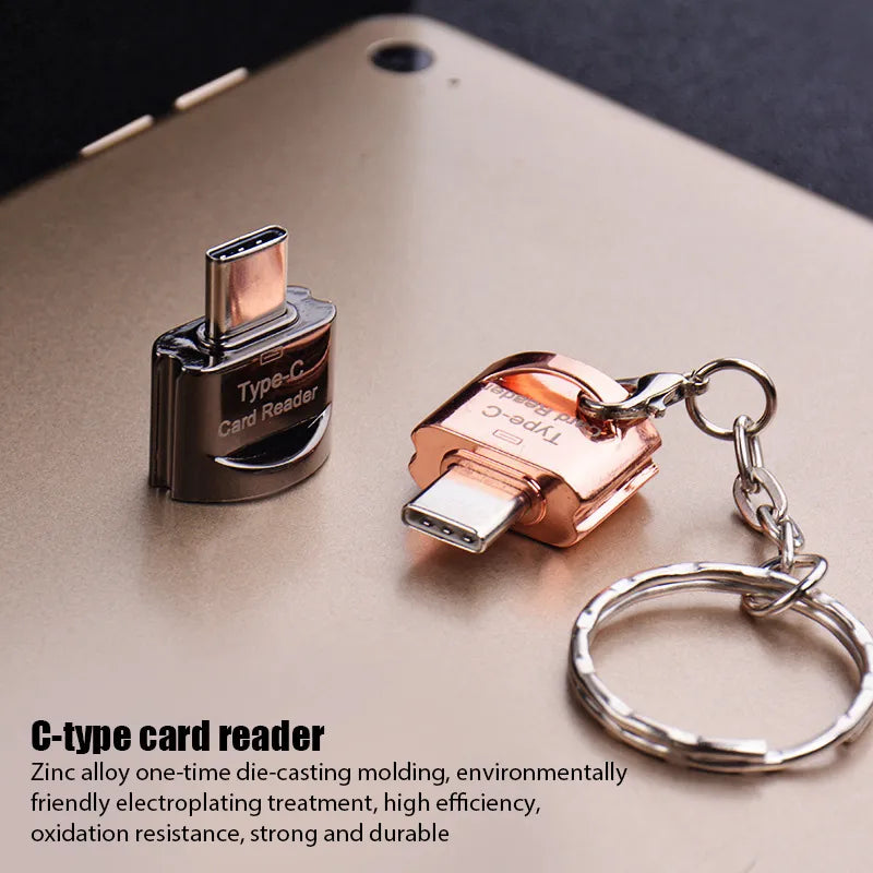 USB 3.1 Type-C to Micro-SD TF Adapter Card Reader