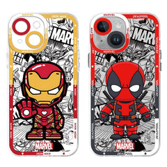 Cute Marvel Spider Man Venom Phone Case for Apple iPhone | Silicone Cover Clear