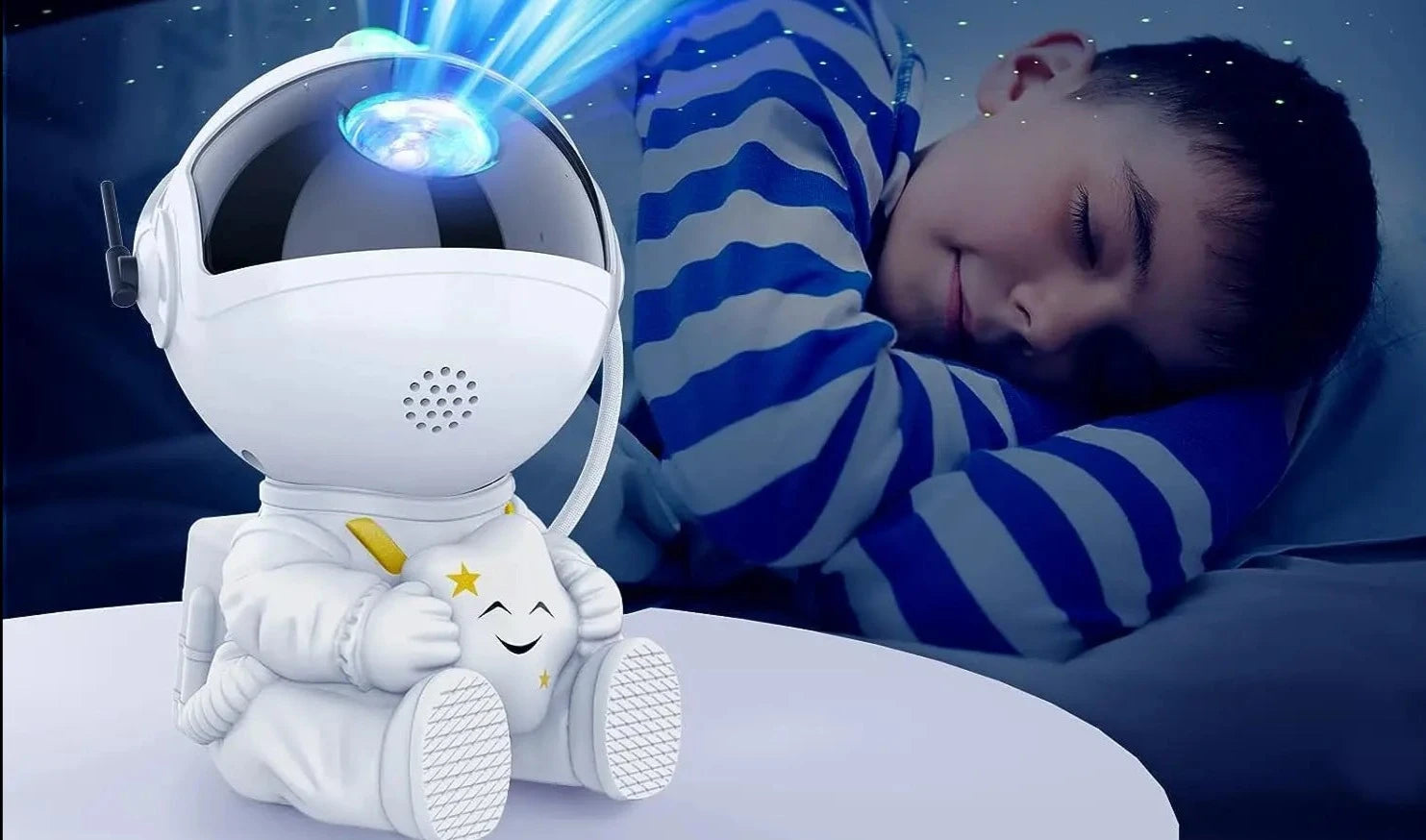 Star Projector Galaxy Night Light Astronaut Space Projector LED Lamp