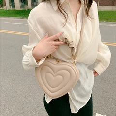 Gorgeous Fashion Love Heart Shape Shoulder Crossbody Bags