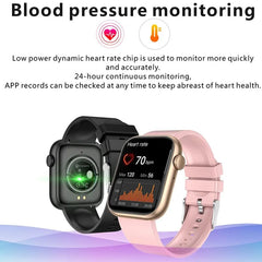 LIGE Sports Smartwatch for Women - 1.85" TFT Bluetooth Call Health Monitor Waterproof HiFI Music Play