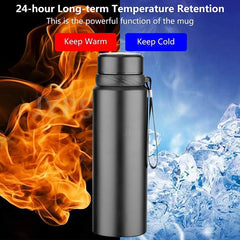 1L Thermal Water Bottle Keep Cold and Hot Water Bottle Thermos Tea Coffee| Vacuum Flasks Stainless Steel Thermos